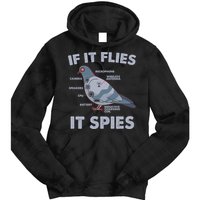 If It Flies It Spies Tie Dye Hoodie