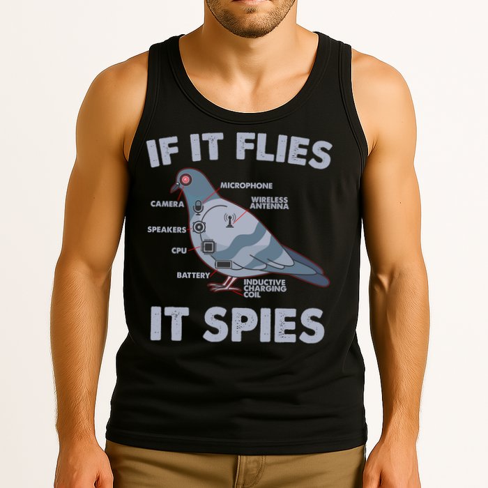 If It Flies It Spies Tank Top