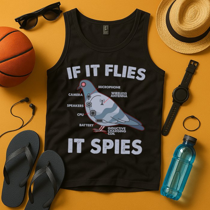 If It Flies It Spies Tank Top