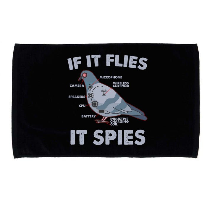 If It Flies It Spies Microfiber Hand Towel