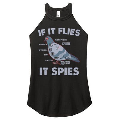 If It Flies It Spies Women's Perfect Tri Rocker Tank
