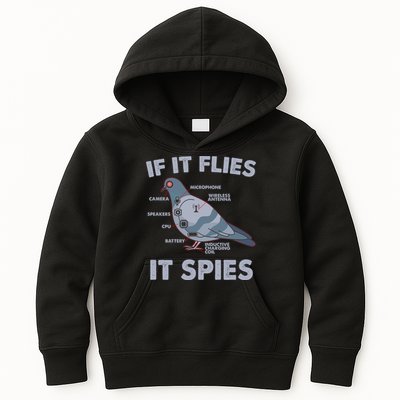 If It Flies It Spies Kids Hoodie