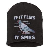 If It Flies It Spies Short Acrylic Beanie