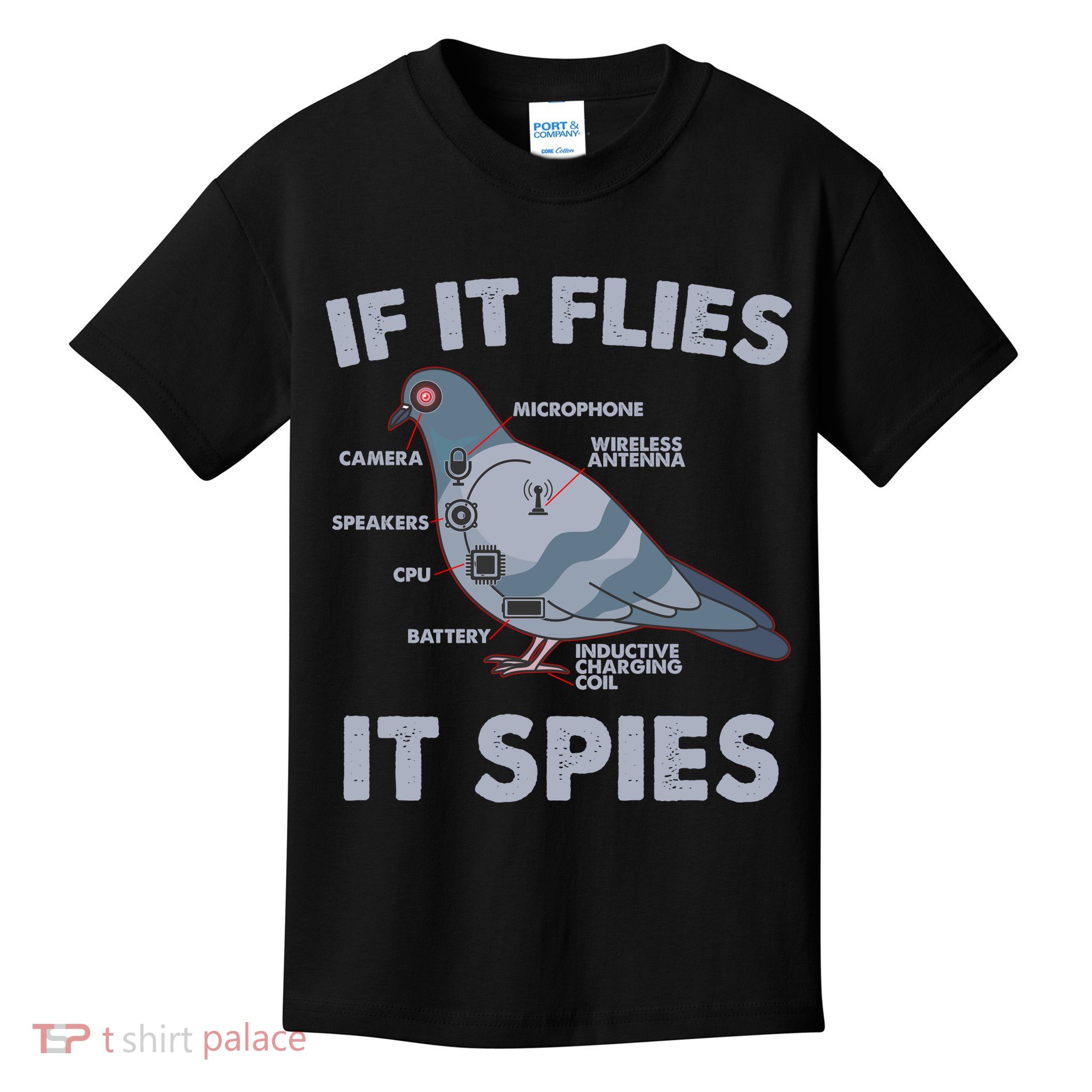 If It Flies It Spies Kids T-Shirt