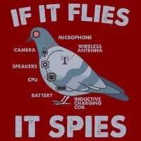 If It Flies It Spies Cooling Performance Long Sleeve Crew