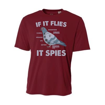 If It Flies It Spies Youth Performance Sprint T-Shirt