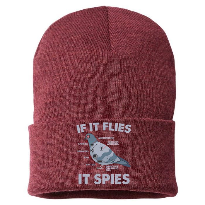 If It Flies It Spies Sustainable Knit Beanie