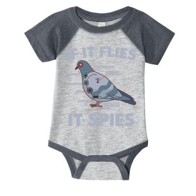 If It Flies It Spies Infant Baby Jersey Bodysuit