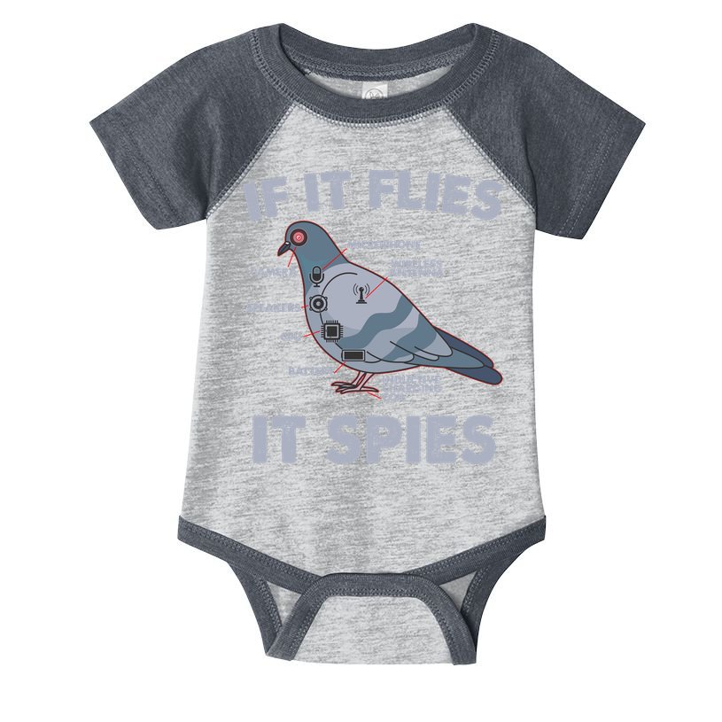 If It Flies It Spies Infant Baby Jersey Bodysuit