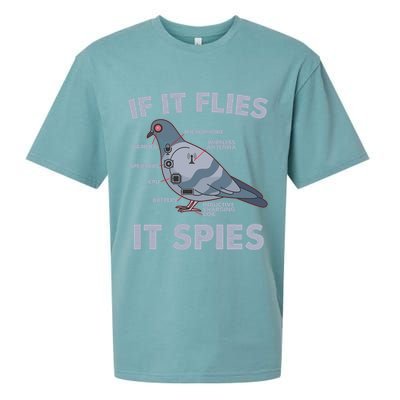 If It Flies It Spies Sueded Cloud Jersey T-Shirt
