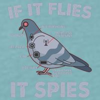 If It Flies It Spies Sueded Cloud Jersey T-Shirt