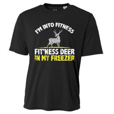 IM Into Fitness Fitting This Deer In My Freezer Funny Cooling Performance Crew T-Shirt