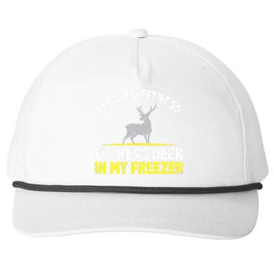 IM Into Fitness Fitting This Deer In My Freezer Funny Snapback Five-Panel Rope Hat