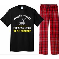 IM Into Fitness Fitting This Deer In My Freezer Funny Pajama Set