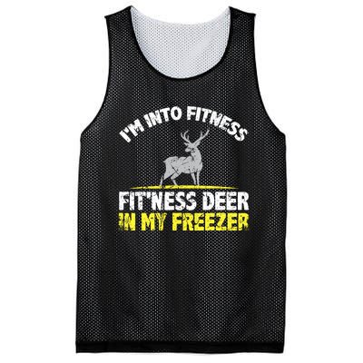 IM Into Fitness Fitting This Deer In My Freezer Funny Mesh Reversible Basketball Jersey Tank