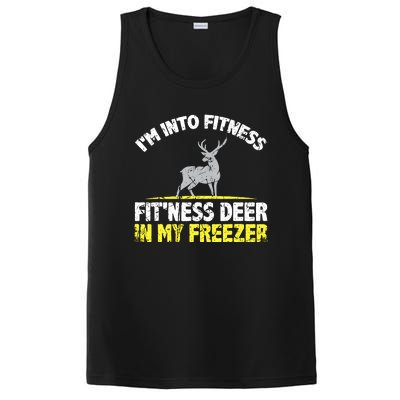 IM Into Fitness Fitting This Deer In My Freezer Funny PosiCharge Competitor Tank