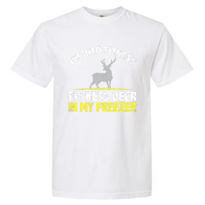 IM Into Fitness Fitting This Deer In My Freezer Funny Garment-Dyed Heavyweight T-Shirt