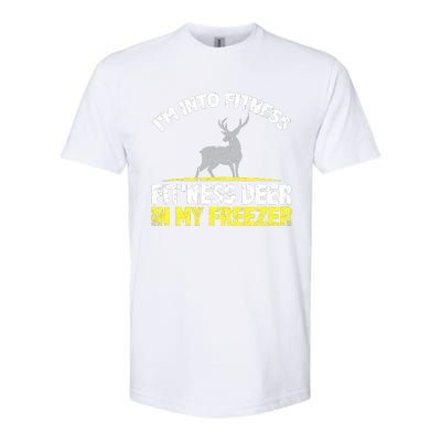 IM Into Fitness Fitting This Deer In My Freezer Funny Softstyle CVC T-Shirt