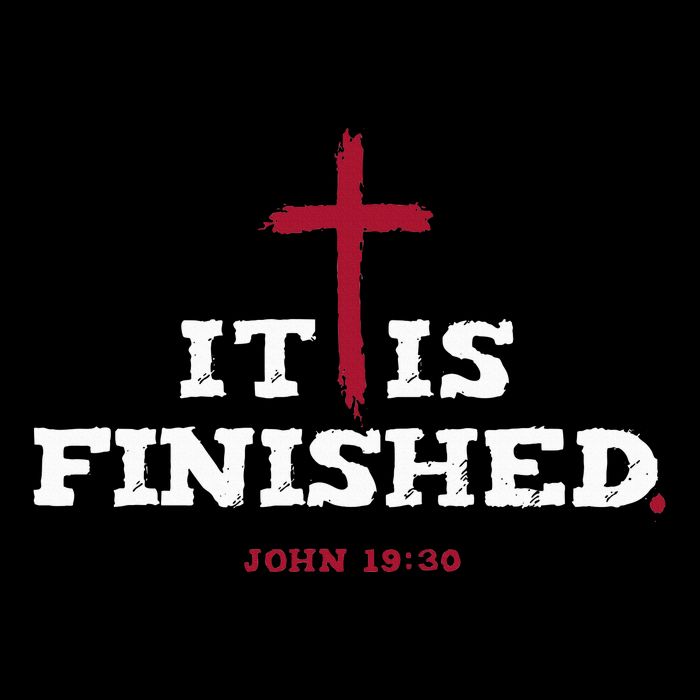 It Is Finished Inspirational Religious Christian Sustainable Bucket Hat