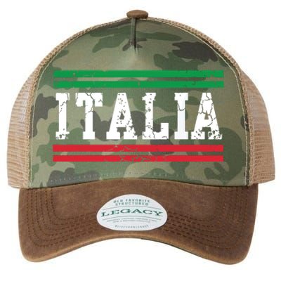 Italia Italian Flag Italy Vintage Distressed Men Women Kids Legacy Tie Dye Trucker Hat