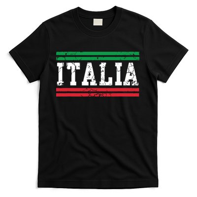 Italia Italian Flag Italy Vintage Distressed Men Women Kids T-Shirt