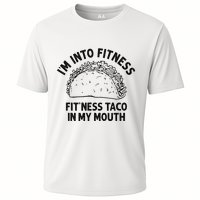 Im Into Fitness Taco In My Mouth Funny Taco Cooling Performance Crew T-Shirt