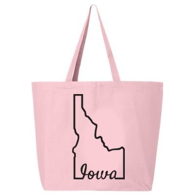 Idaho Iowa Funny Geography Mix Up Joke Idawa State Pride 25L Jumbo Tote