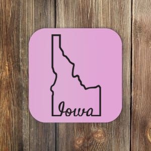 Idaho Iowa Funny Geography Mix Up Joke Idawa State Pride Coaster