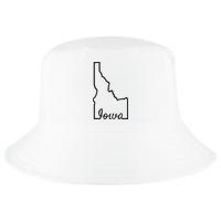 Idaho Iowa Funny Geography Mix Up Joke Idawa State Pride Cool Comfort Performance Bucket Hat