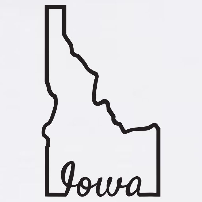 Idaho Iowa Funny Geography Mix Up Joke Idawa State Pride Cool Comfort Performance Bucket Hat