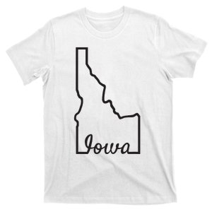 Idaho Iowa Funny Geography Mix Up Joke Idawa State Pride T-Shirt