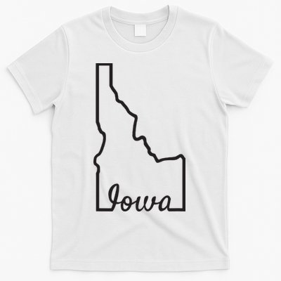 Idaho Iowa Funny Geography Mix Up Joke Idawa State Pride T-Shirt