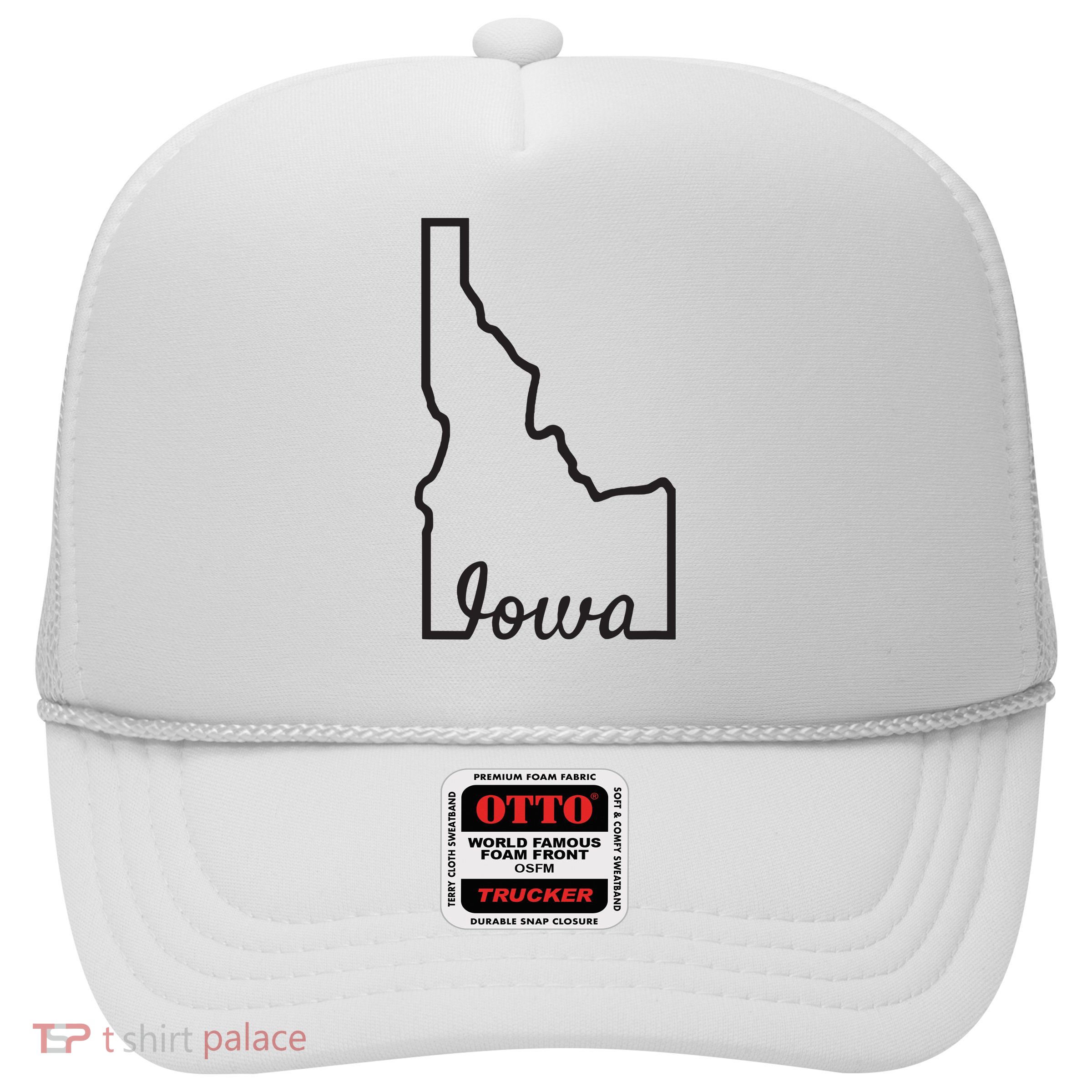 Idaho Iowa Funny Geography Mix Up Joke Idawa State Pride Trucker Hat