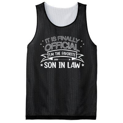 It Is Finally I’ The Favorite Son In Law Mesh Reversible Basketball Jersey Tank