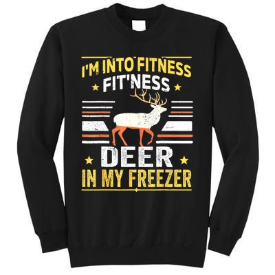 Im Into Fitness Deer Freezer Funny Dad Hunter Deer Hunting Sweatshirt