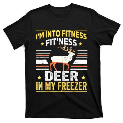 Im Into Fitness Deer Freezer Funny Dad Hunter Deer Hunting T-Shirt