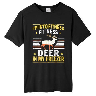 Im Into Fitness Deer Freezer Funny Dad Hunter Deer Hunting Tall Fusion ChromaSoft Performance T-Shirt