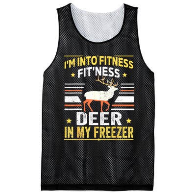 Im Into Fitness Deer Freezer Funny Dad Hunter Deer Hunting Mesh Reversible Basketball Jersey Tank