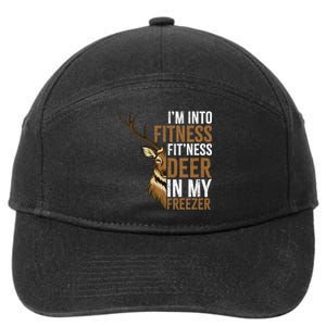 IM Into Fitness FitNess Deer In My Freezer Hunting Deer 7-Panel Snapback Hat