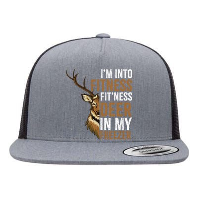 IM Into Fitness FitNess Deer In My Freezer Hunting Deer Flat Bill Trucker Hat