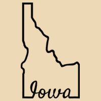 Idaho Iowa Funny Geography Mix Up Joke Idawa State Pride Drawstring Bag