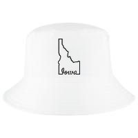 Idaho Iowa Funny Geography Mix Up Joke Idawa State Pride Cool Comfort Performance Bucket Hat