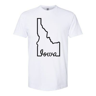 Idaho Iowa Funny Geography Mix Up Joke Idawa State Pride Softstyle CVC T-Shirt