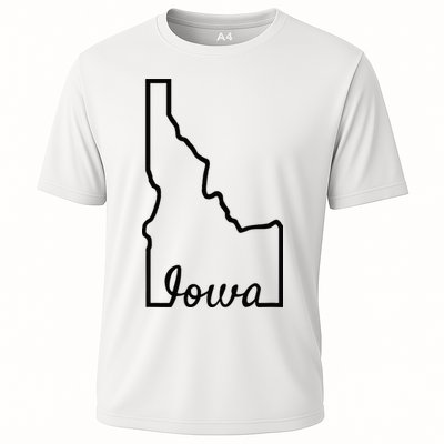 Idaho Iowa Funny Geography Mix Up Joke Idawa State Pride Performance Shirt