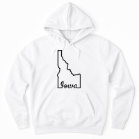 Idaho Iowa Funny Geography Mix Up Joke Idawa State Pride Hoodie