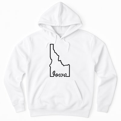 Idaho Iowa Funny Geography Mix Up Joke Idawa State Pride Hoodie