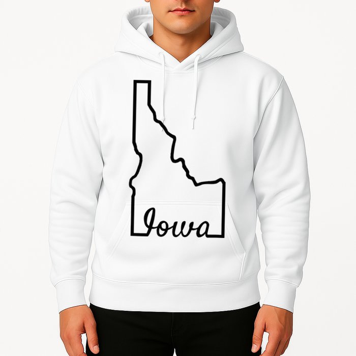 Idaho Iowa Funny Geography Mix Up Joke Idawa State Pride Hoodie