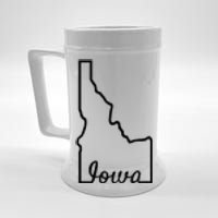 Idaho Iowa Funny Geography Mix Up Joke Idawa State Pride Beer Stein