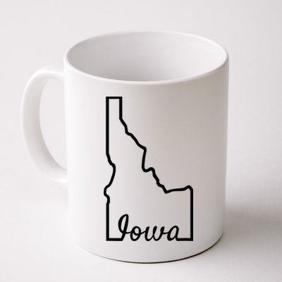 Idaho Iowa Funny Geography Mix Up Joke Idawa State Pride Mug