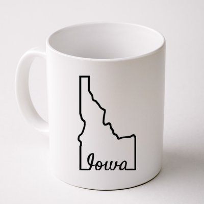 Idaho Iowa Funny Geography Mix Up Joke Idawa State Pride Coffee Mug